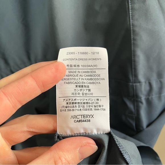 ARC'TERYX Contenta Shift Athletic Dress in Slate Blue - Picture 11 of 12
